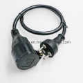 Denmark Danish Extension Cord Sockets Rubber Cables